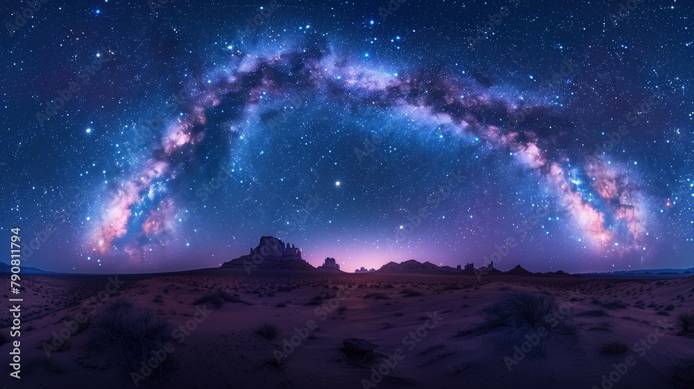 Milky Way Panorama, generative ai