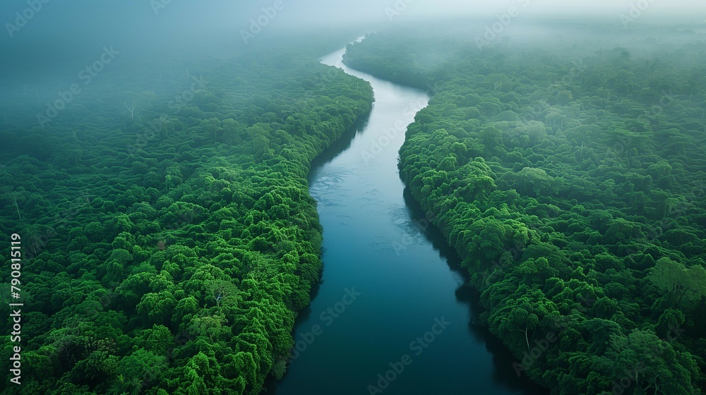 Misty Morning Magic, generative ai Misty Morning Magic, generative ai