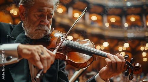 Ornate Symphony: Capturing the Musician's Focus, generative ai