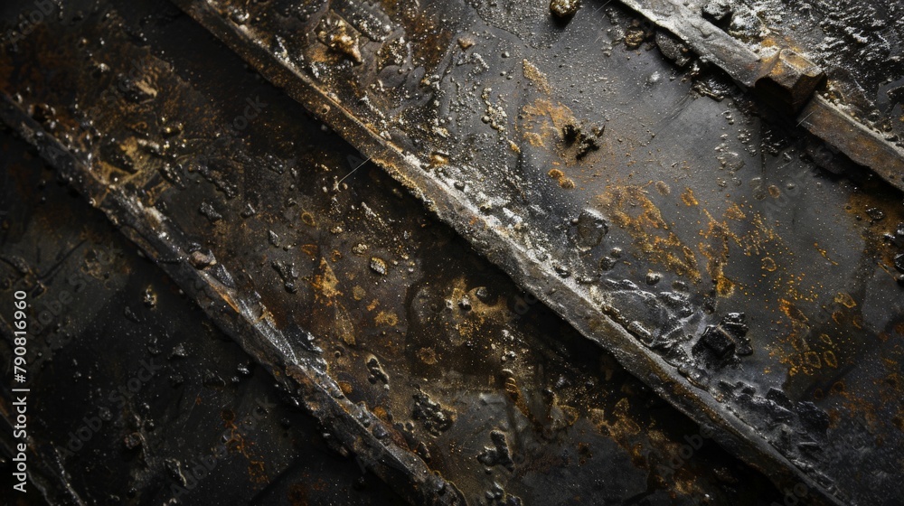A high-contrast abstract with a rough-hewn steel plate bathed in a harsh spotlight, creating a dramatic and industrial feel. A high-contrast abstract with a rough-hewn steel plate bathed in a harsh spotlight, creating a dramatic and industrial feel.