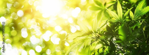 Sunny Cannabis Plants