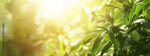 Sunny Cannabis Plants