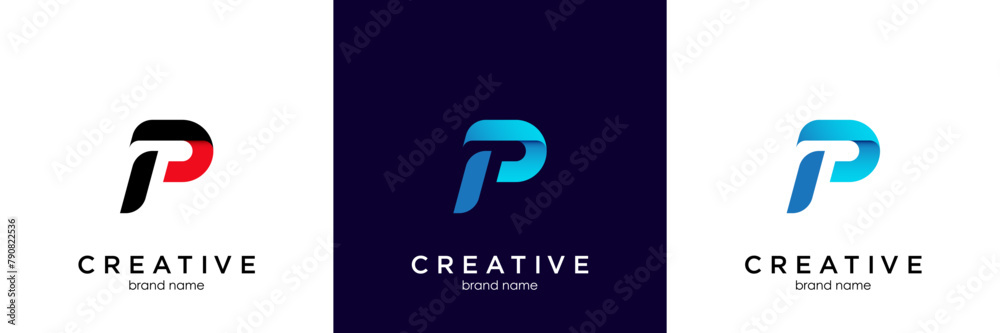 P logo design, Letter P Logo Luxury design vector template, p letter, Type Character Symbol Logotype, P business logo design, p corporate logo design, initial letter logo, P alphabet inspiration icon.