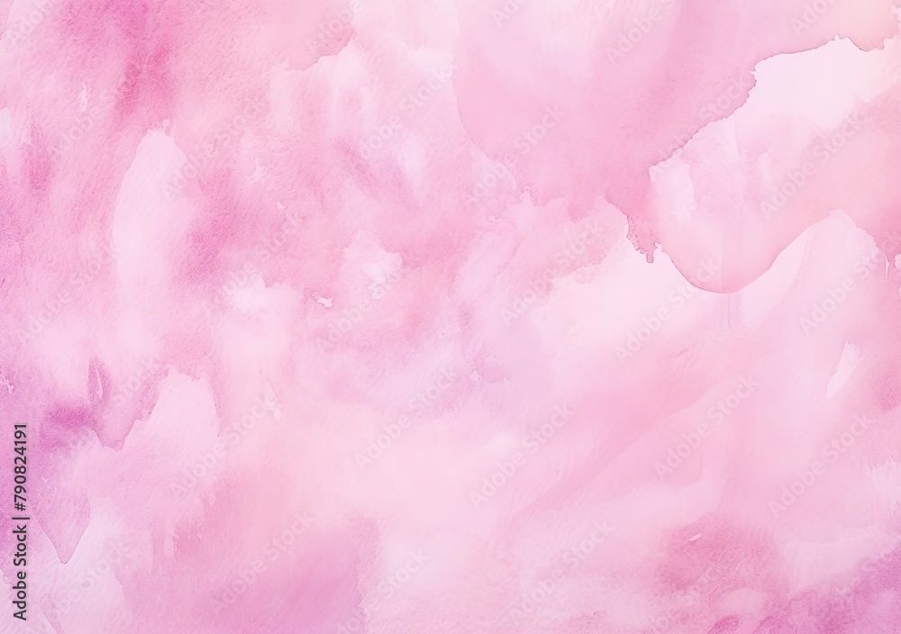 Abstract background art of vibrant pink watercolor blend on paper with glitter texture for wallpaper Generative AI.