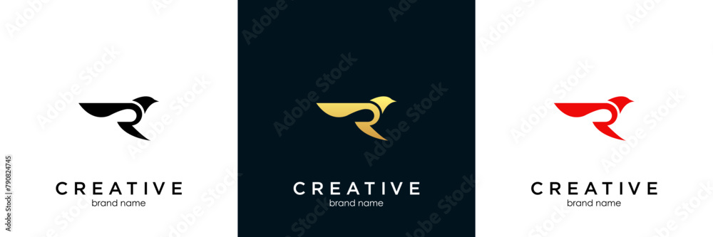 Obraz premium Eagle Bird Logo Vector Template. Business Logo Concept