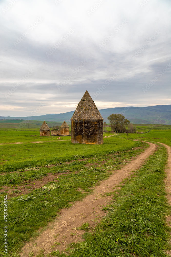 Obraz premium Tombs in Shamakhi district of Azerbaijan