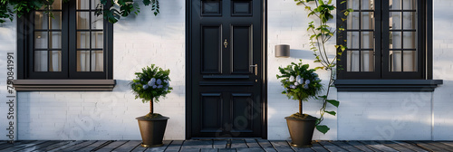 Elevate Your Home's Style..Exterior Door Trim and Décor Ideas photo