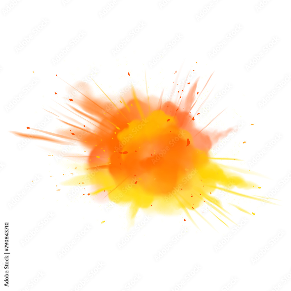 orange blot isolated on white background orange blot isolated on white background