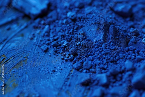 Ultramarine Blue Pigment: Artistic Dust of Coloured Hue for Paint and Dye
