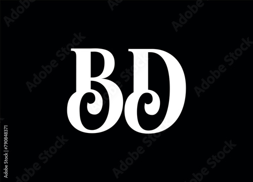 BD letter logo and monogram logo design
