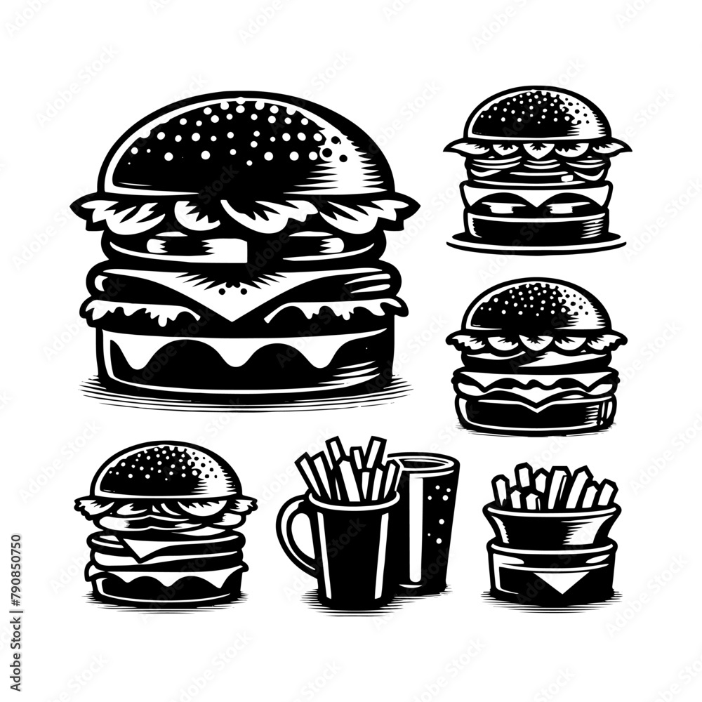 Hamburger Silhouette Image: Instant Graphic Upgrade - Minimallest Hamburger Vector
Hamburger Silhouette Image: Instant Graphic Upgrade - Minimallest Hamburger Vector