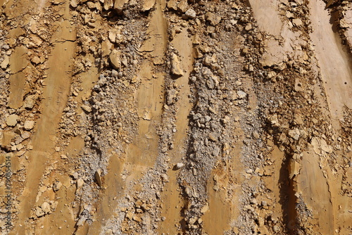 Dry brown mud texture