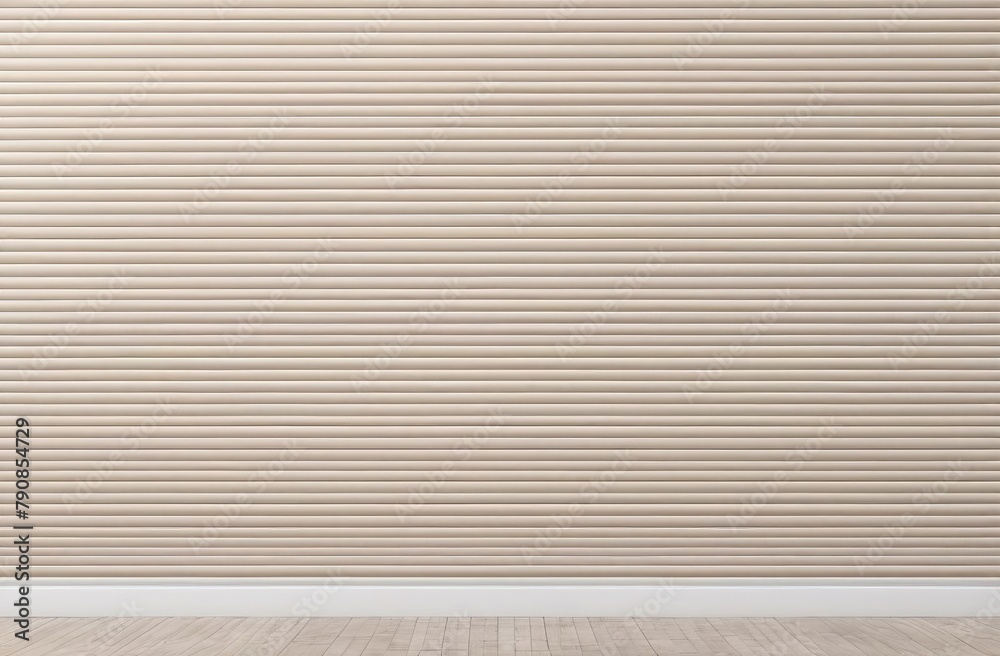 Obraz premium Beige blank wall. Daylight.