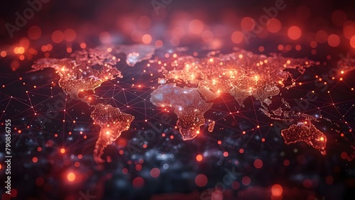 Global Data Pulse: Connectivity and Tech Harmony. Concept Tech Trends, Connectivity Solutions, Digital Innovation, Global Insights