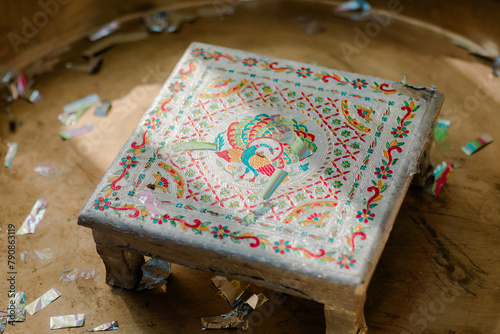 Canvas Print Pooja Chowki