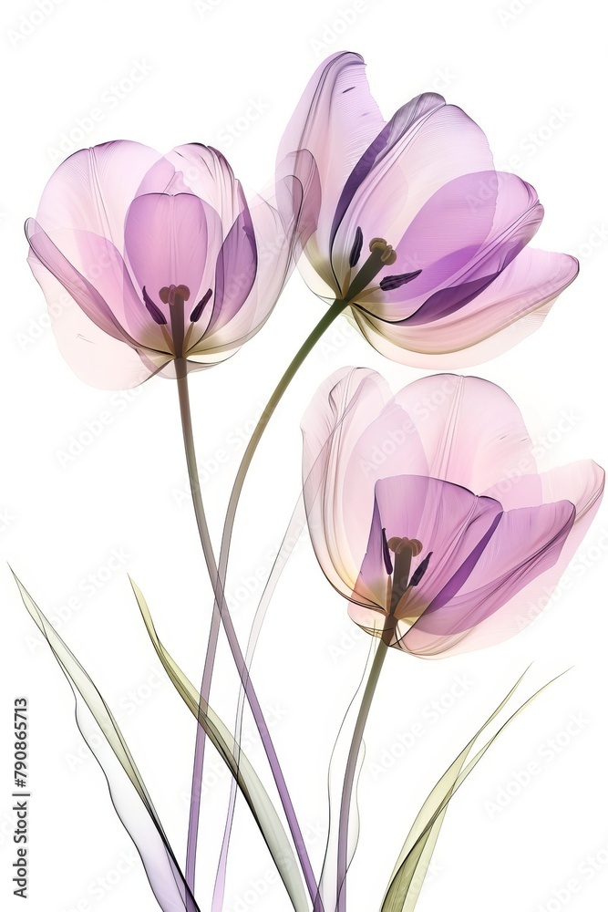 Naklejka premium White background, three --ar 2:3 --style raw Job ID: 90295bda-1a28-4b77-a44e-654882590437