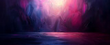 Mystic Aurora: Enigmatic Purple Hues and Ethereal Glow in Surreal Abstract Art for Atmospheric Backgrounds and Otherworldly Decor