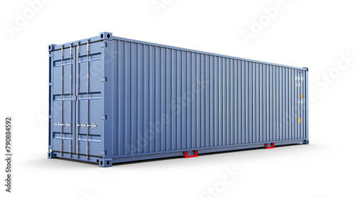Shipping container mockup template