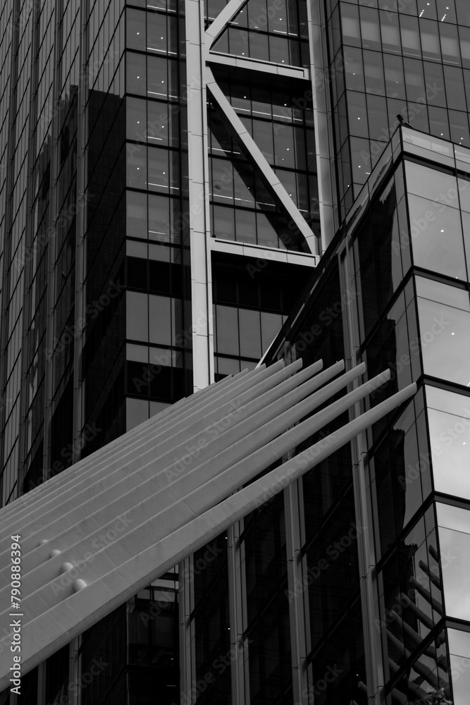 Fototapeta premium New York City black and white architecture photography