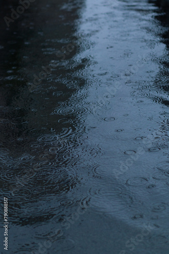 New York City rainy foggy night architecture and street photography