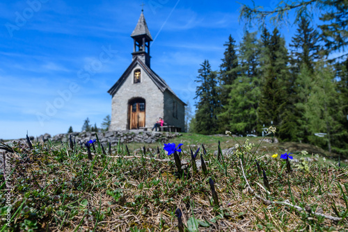 St. Anna Kapelle, Reit im Winkl im Frühjahr