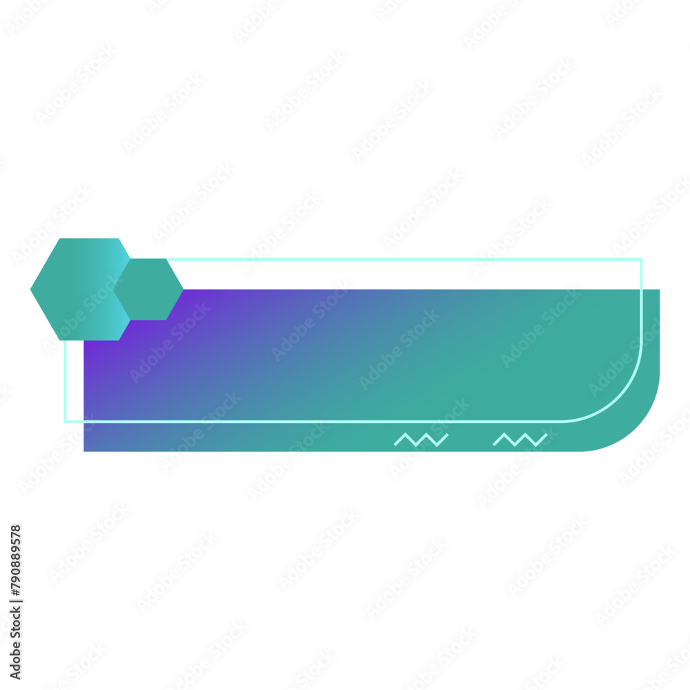 Modern Digital Text Box, Title Box Frame Modern Digital Text Box, Title Box Frame