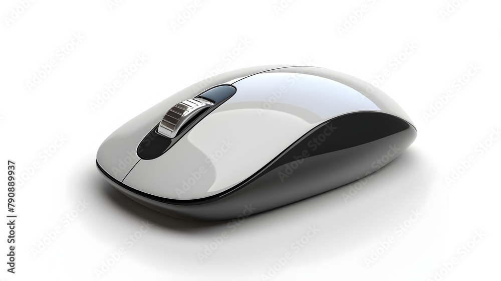 Sleek and Modern 3D Computer Mouse Icon Representing Digital Technology and Connectivity Sleek and Modern 3D Computer Mouse Icon Representing Digital Technology and Connectivity