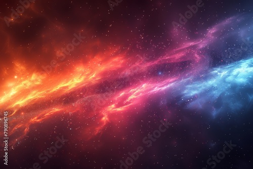 Cosmic energy  abstract space nebula artwork