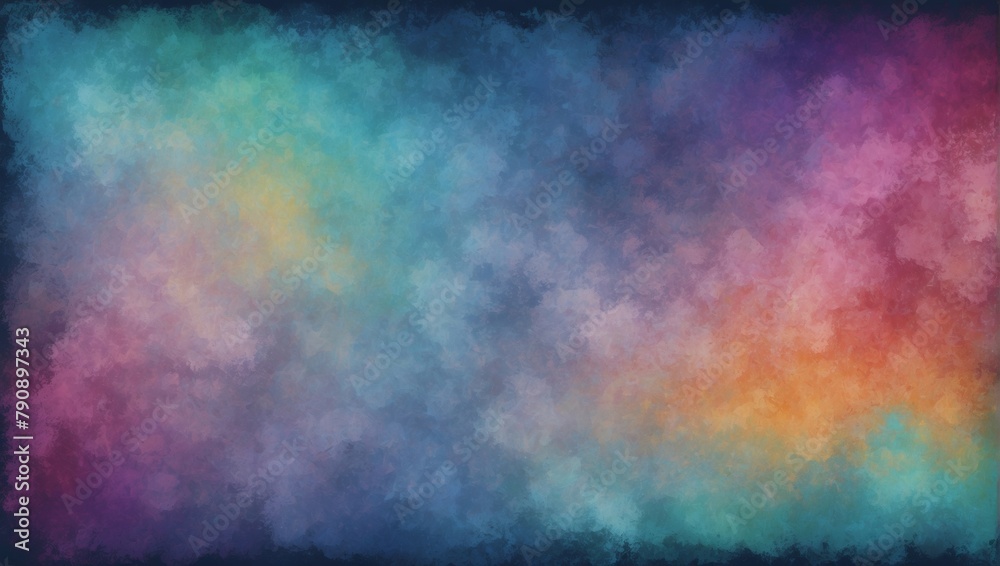 Gradient Splash Texture, Mimicking Twilight Colors in a Rough Background.