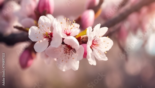 Delicate cherry blossoms in soft light © Minerva Studio