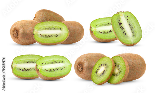 kiwi fruit isolated on transparent png © sommai