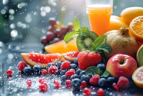 health and vitality  fruits and berries