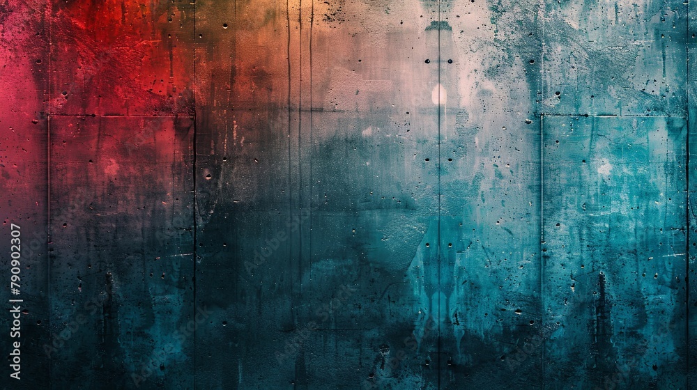 Colorful raindrops on glass against a vibrant abstract background