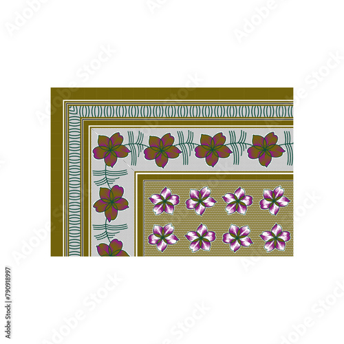 bedsheet design digital art use hand work and digital printing