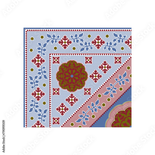 bedsheet design digital art use hand work and digital printing