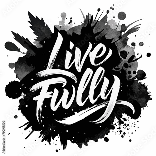illustration of a black and white background