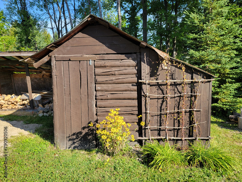 Quaint Wooden Garden Shed in Cottage Country