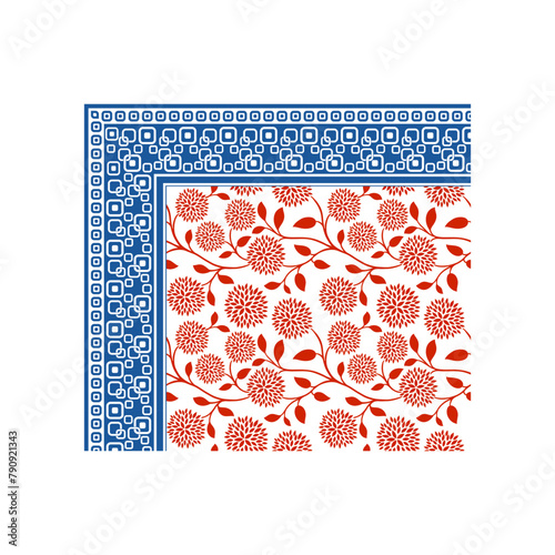 bedsheet design digital art use hand work and digital printing
