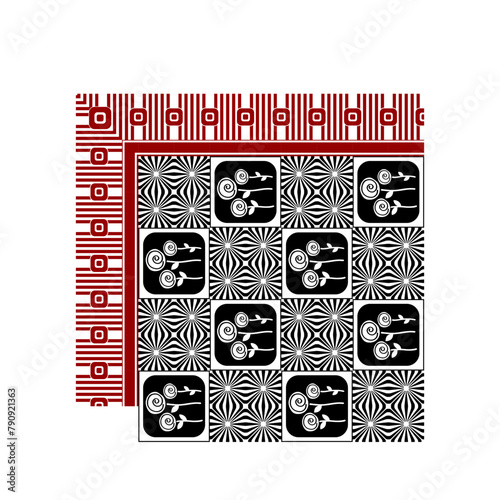 bedsheet design digital art use hand work and digital printing