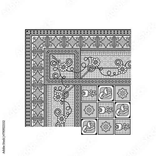 bedsheet design digital art use hand work and digital printing
