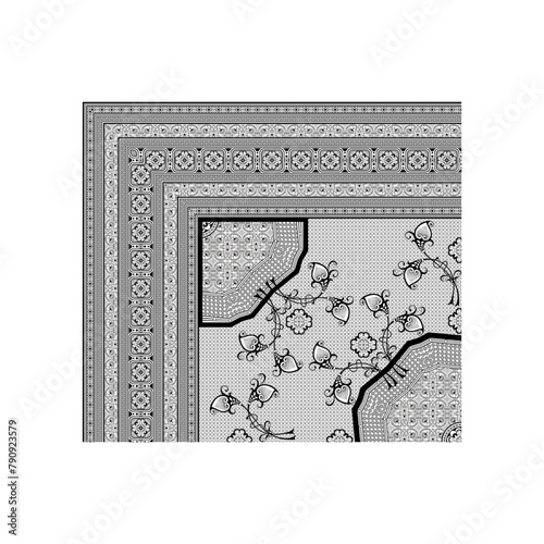 bedsheet design digital art use hand work and digital printing
