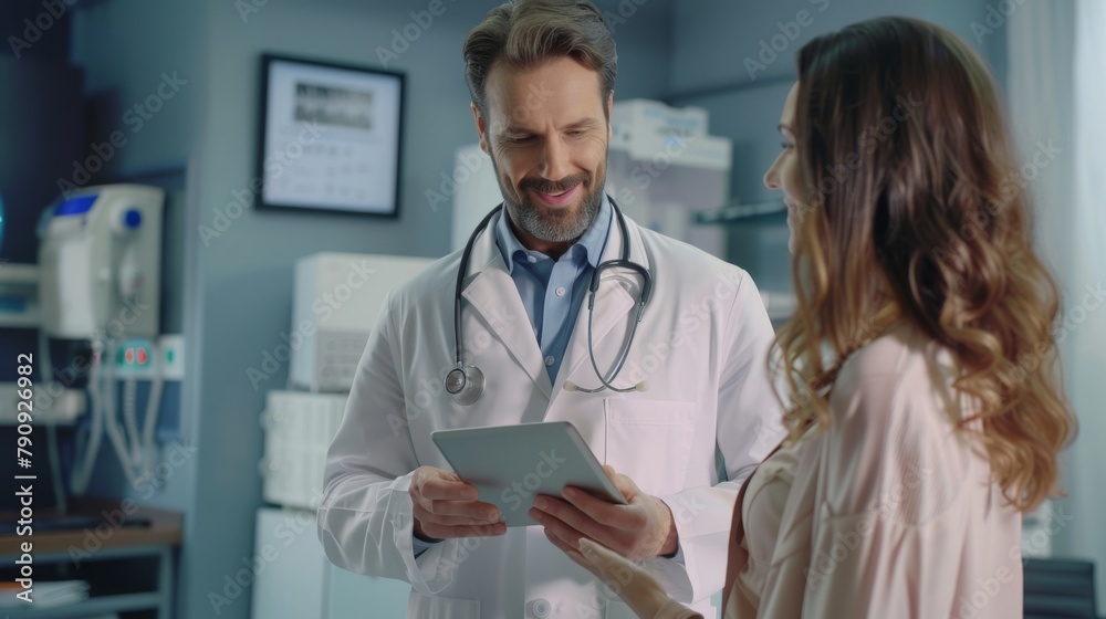 Fototapeta premium Doctor Consulting with a Patient