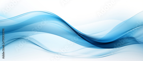 Blue Wavy Lines Abstract Wallpaper for Elegant Backgrounds © heroimage.io