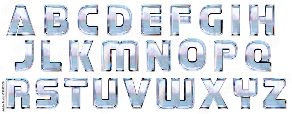 Set of 3d transparent glossy letters with dispersion effect. Rainbow colors reflection glass. 3d glass alphabet box with crystal dispersion effect. Abstract empty glassy square with prism holographic Set of 3d transparent glossy letters with dispersion effect. Rainbow colors reflection glass. 3d glass alphabet box with crystal dispersion effect. Abstract empty glassy square with prism holographic