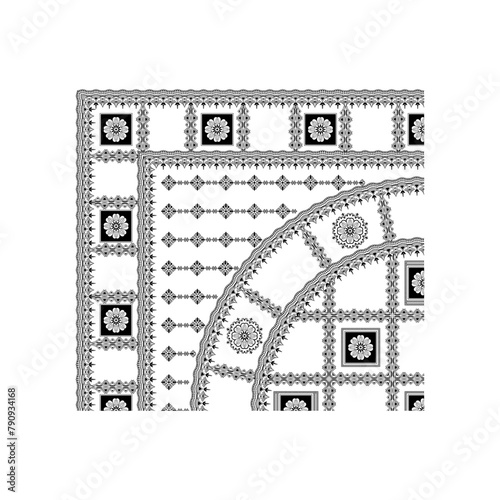 bedsheet design digital art use hand work and digital printing
