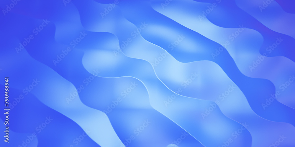 Obraz premium Linear abstract background, 3D lines in perspective, curve and wave lines in motion. 3d render.