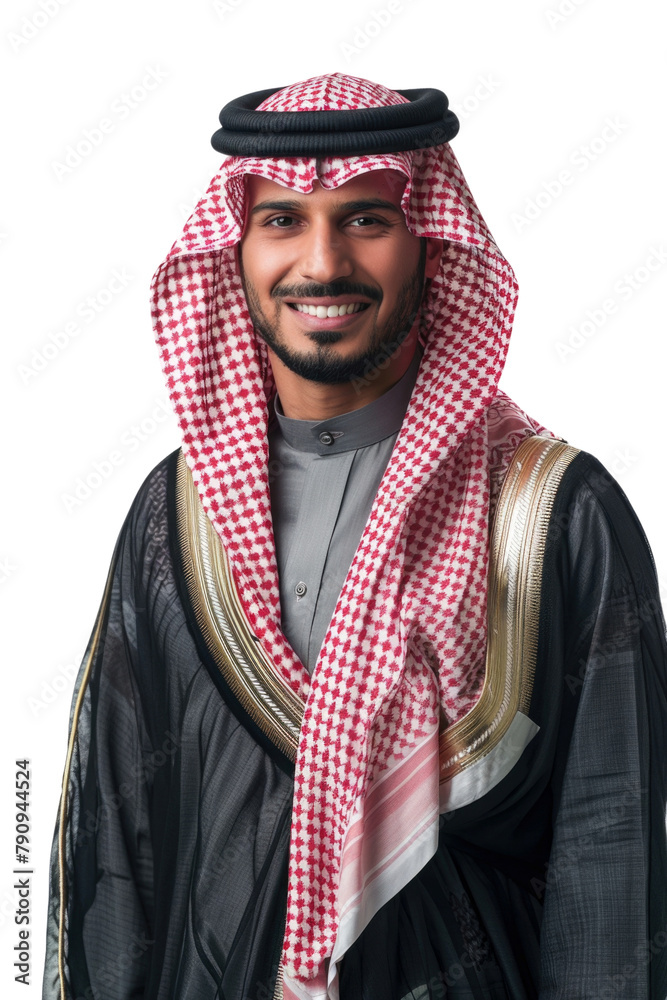 Arab man in transparent background Arab man in transparent background