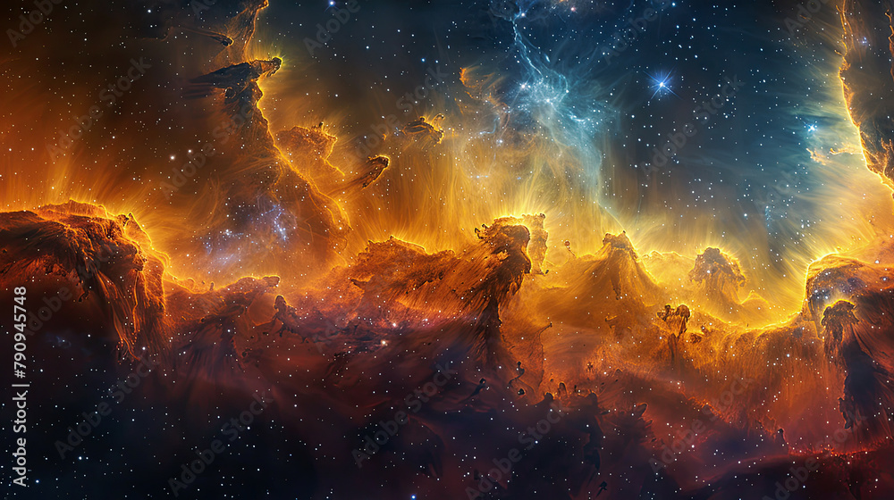 Radiant Nebula Cosmic Palette Radiant Nebula Cosmic Palette
