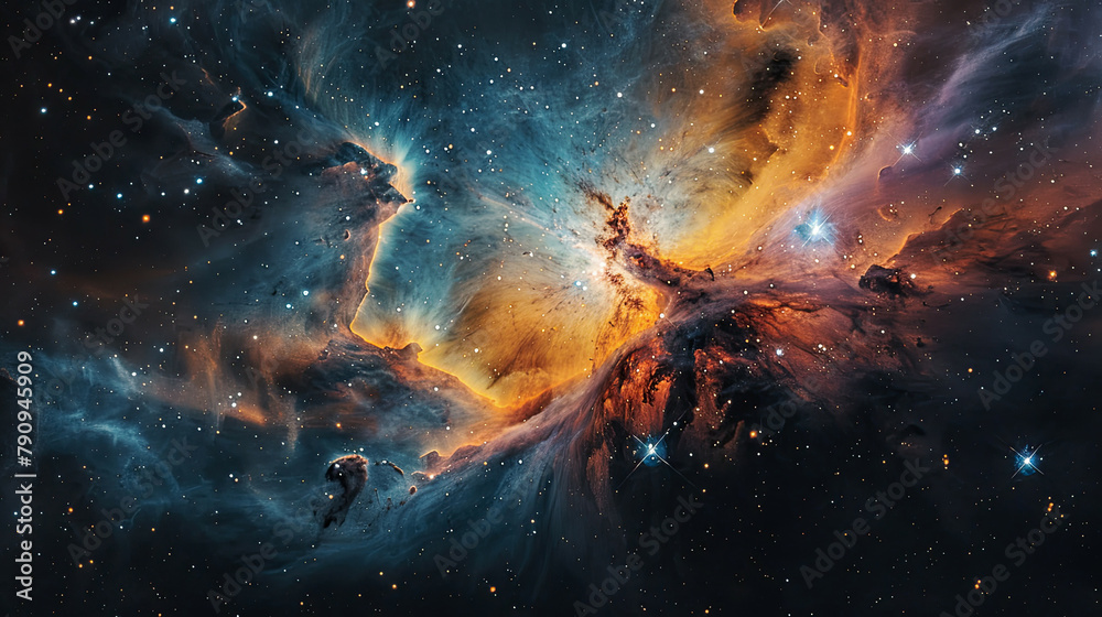 Radiant Nebula Cosmic Palette