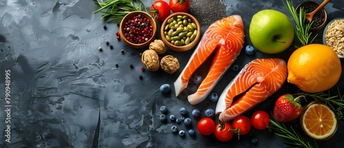 Autoimmune Health: Foods & Supplements. Concept Immune System Support, Nutrition Tips, Healthy Eating, Supplement Recommendations, Autoimmune Disease Management photo